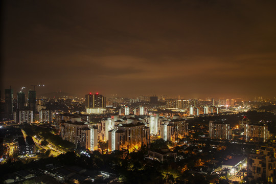 马来西亚城市夜景