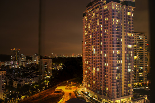 马来西亚城市夜景