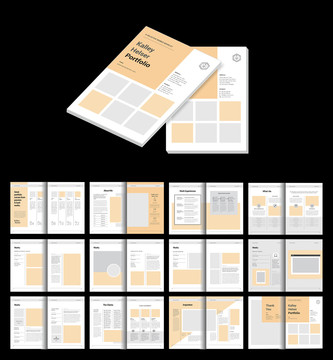 2019創(chuàng)意企業(yè)畫冊id模板