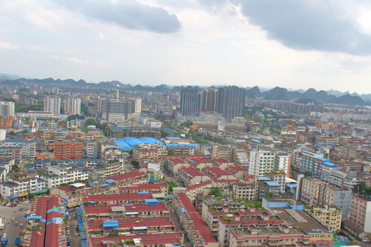 桂林叠彩区城市