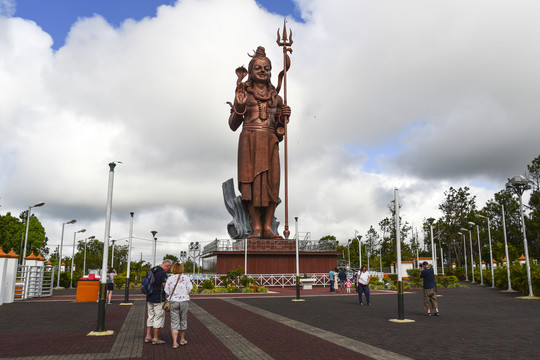 毛里求斯的印度教湿婆神像