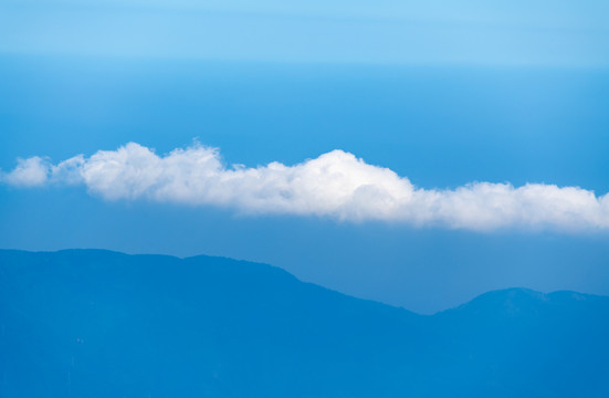 峨眉山的云海