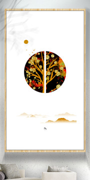 玄關(guān)壁畫