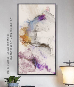 抽象油畫
