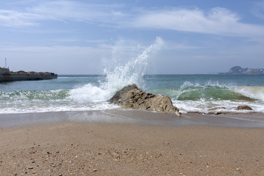 中流击水