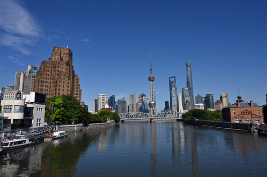上海苏州河畔建筑群