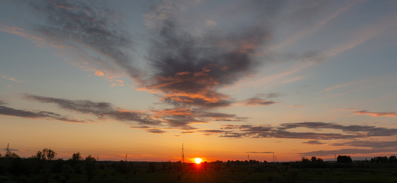 夕阳西下