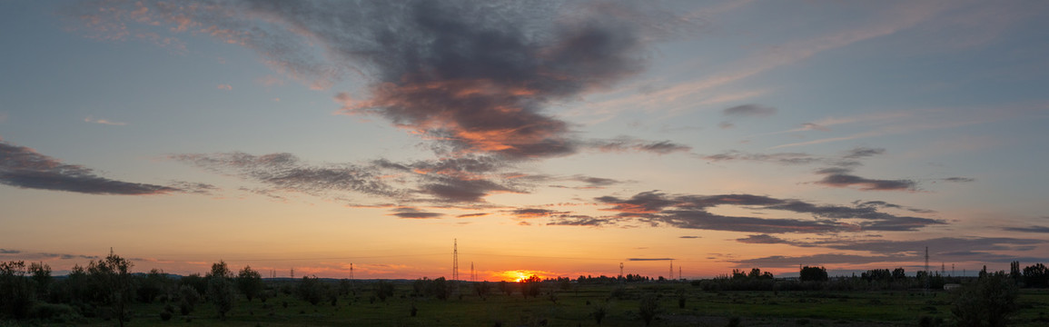 夕阳西下