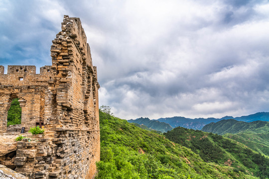 河北金山岭长城建筑风景