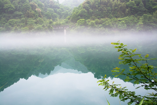 雾漫小东江