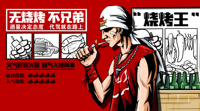 燒烤海報(bào)