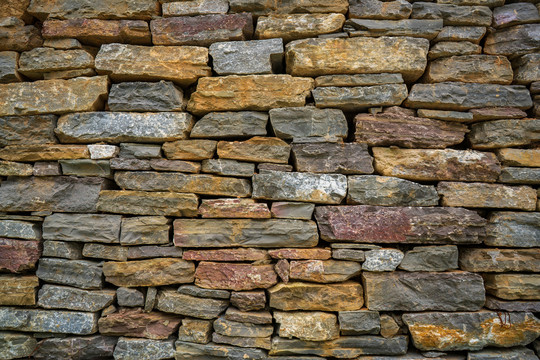 石头围墙背景素材