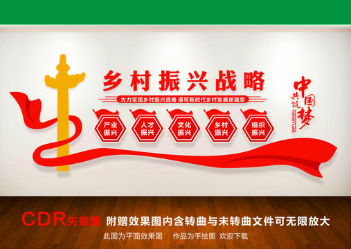 鄉(xiāng)村振興戰(zhàn)略文化墻