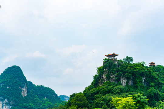 山青水秀的柳州龙潭公园