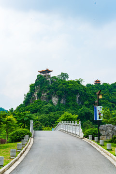 山青水秀的柳州龙潭公园