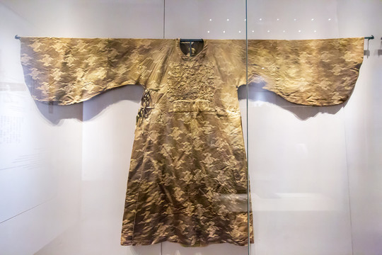 江苏苏州丝绸博物馆明代圈领单袍