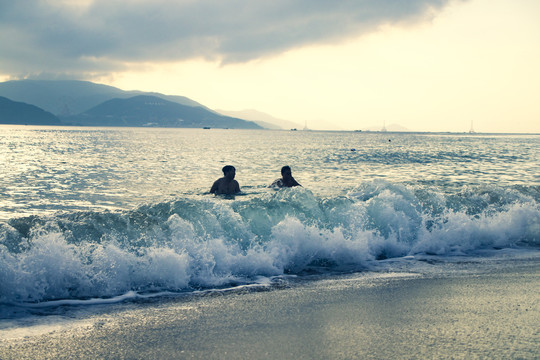 大海浪花