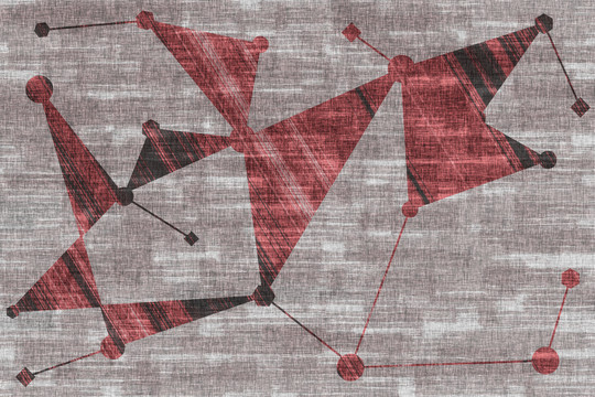 紅色現(xiàn)代簡(jiǎn)約幾何布紋背景
