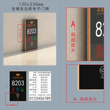 電子門顯電子門牌
