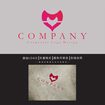 my字母logo