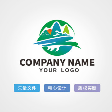 景区度假村logo