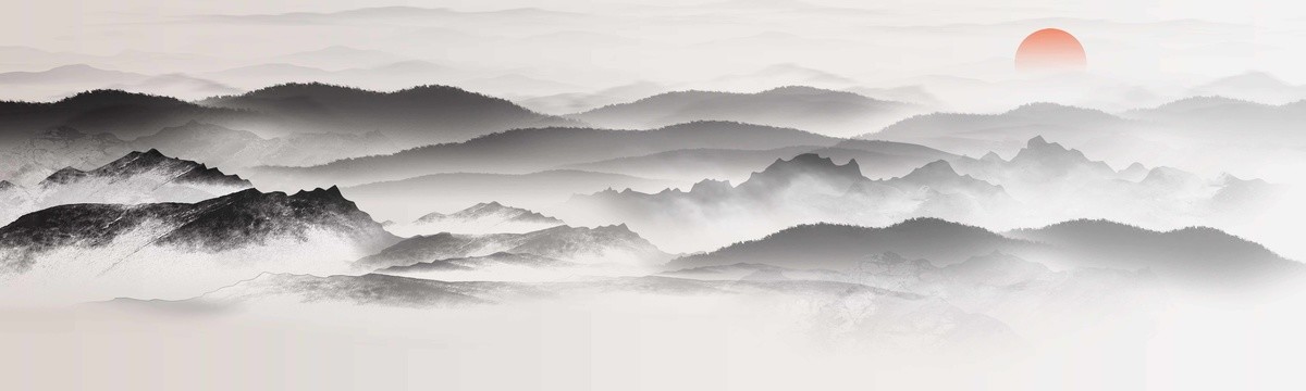 新中式大幅山水
