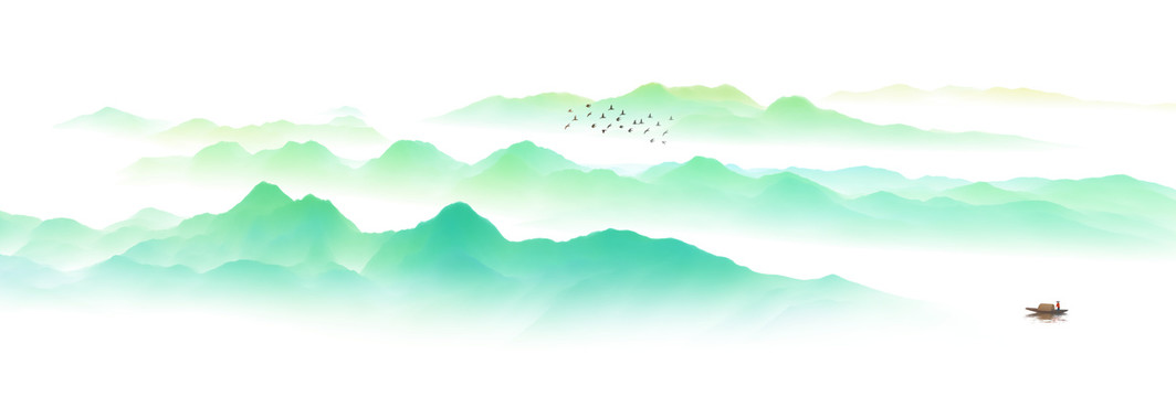 巨幅山水畫