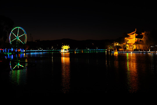 大观公园夜景