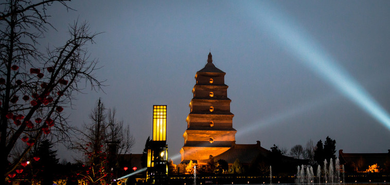 陕西西安大雁塔景区大雁塔