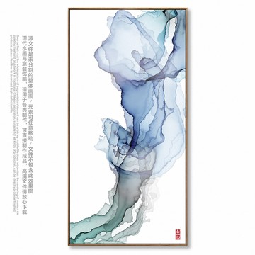 抽象意境山水畫