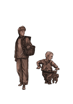 母子雕塑