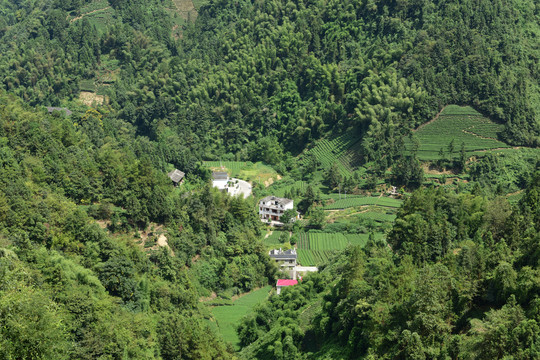 农村大山风景