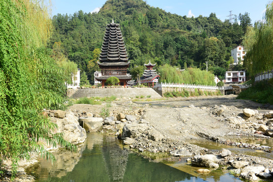 湖北恩施市芭蕉侗族乡侗族鼓楼