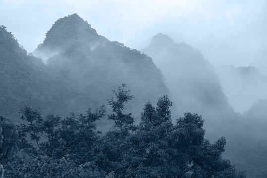 烟墨山水