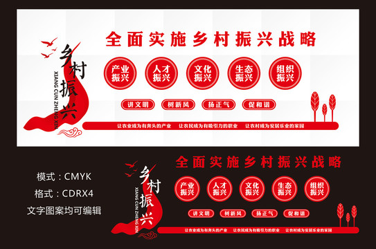 鄉(xiāng)村振興平面圖