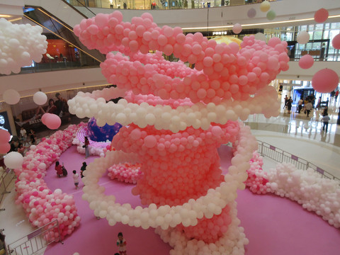商场中庭气球装饰