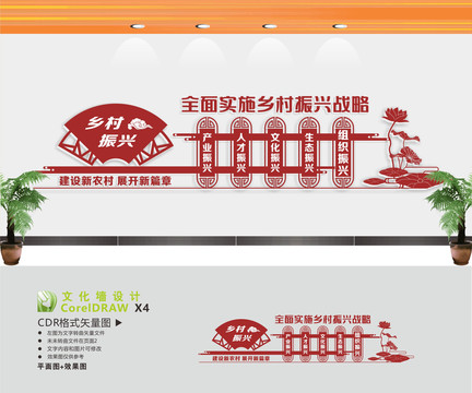 鄉(xiāng)村振興戰(zhàn)略文化墻