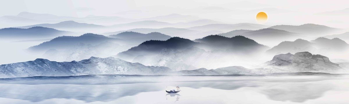 巨幅中式山水畫