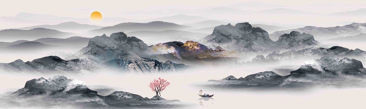 橫向巨幅山水