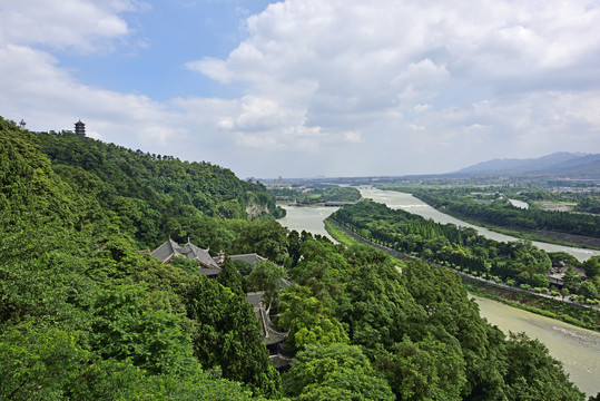 都江堰全景