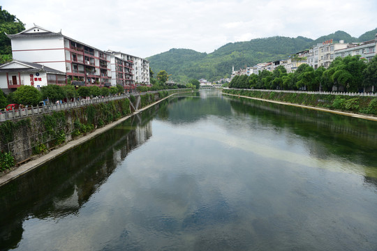 湖北恩施州宣恩县山水园林城市