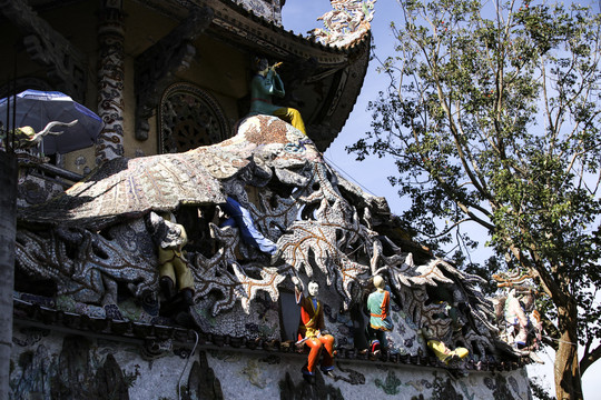 越南灵福寺建筑