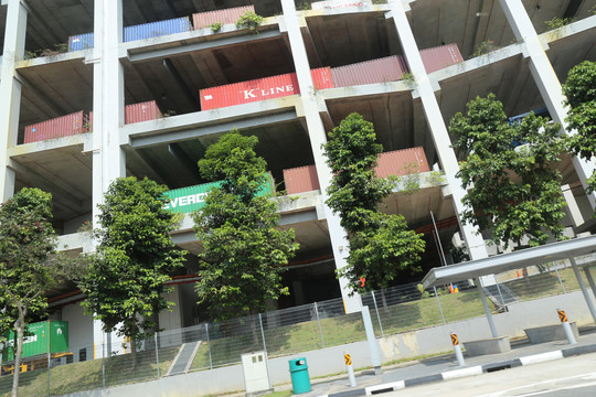新加坡多层停车场