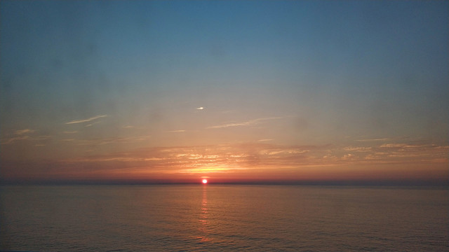 海上日落