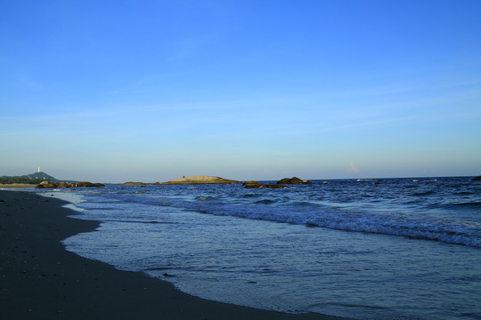 大海椰子树海南风光