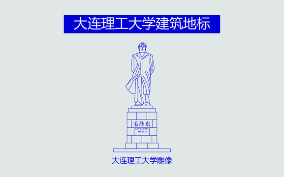 大连理工大学雕像