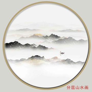 金色意境裝飾畫