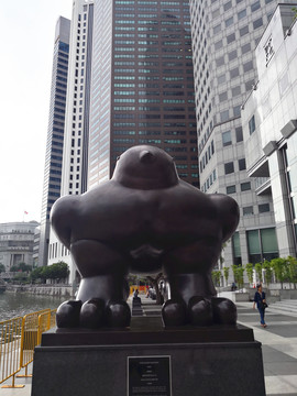 新加坡大鸟雕塑