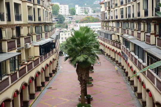 西班牙风情建筑高层住宅