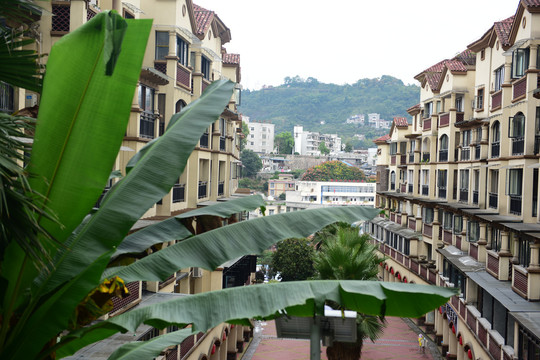 西班牙风情建筑高层住宅